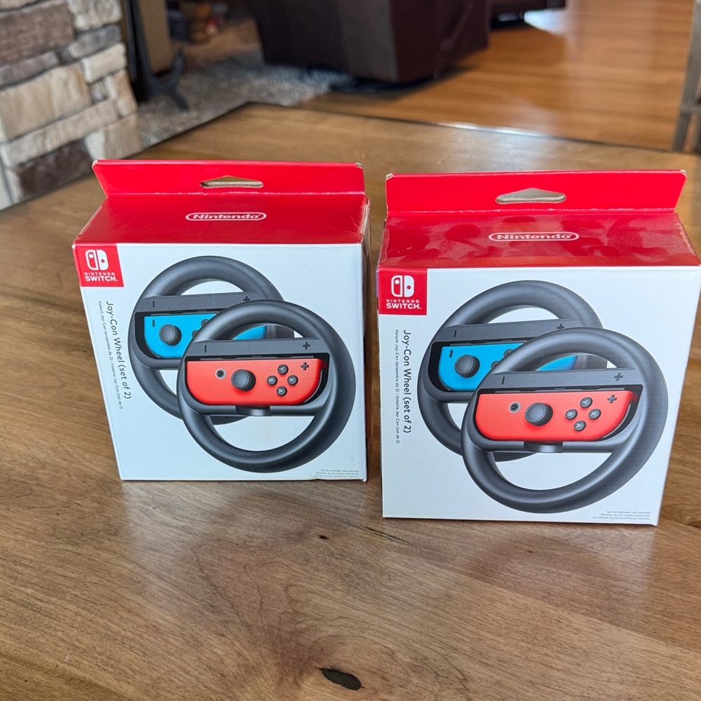 Nintendo Joy-Con Wheel Set - Red and Blue 2 available